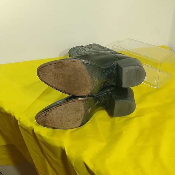 Nocoma Mens SZ 9D Black Western Boots. Condition is Pre-owned. - Picture 9 of 10